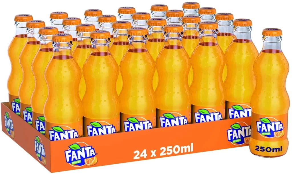 Fanta Glass Bottle (250ml X 24pcs)