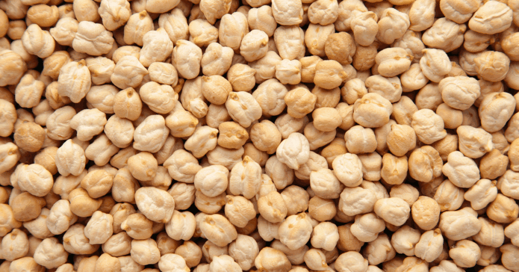 White chickpeas used in Indian curries, Middle Eastern hummus, and roasted snack recipes