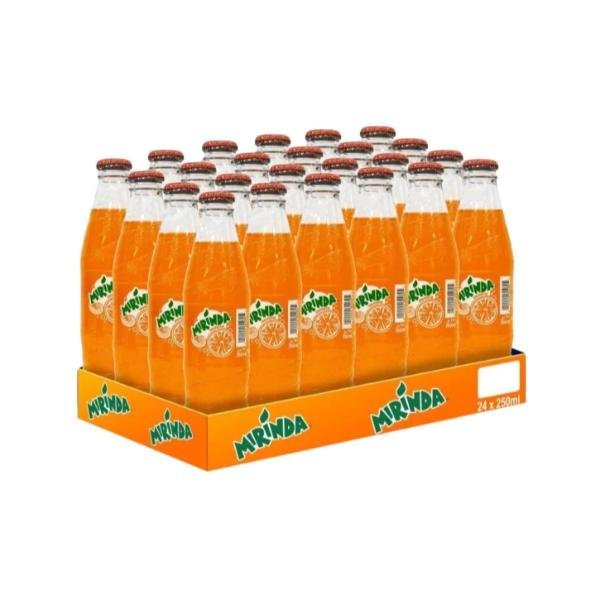 MIRINDA GLASS BOTTLE 250 ML X 24  PCS