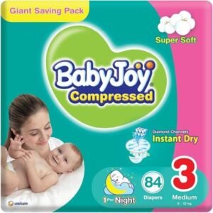 BABY JOY DIAPERS NO 3 ,6-12KG ,  84