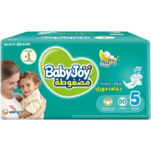 BABY JOY DIAPERS NO 5 ,80 PCS, 14-23 KG