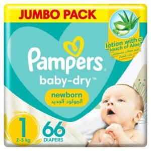 PAMPERS DIAPERS NO 1,2-5 KG ,2X66