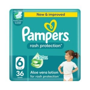 PAMPERS DIAPERS NO 6 , 36PCS , 13+KG
