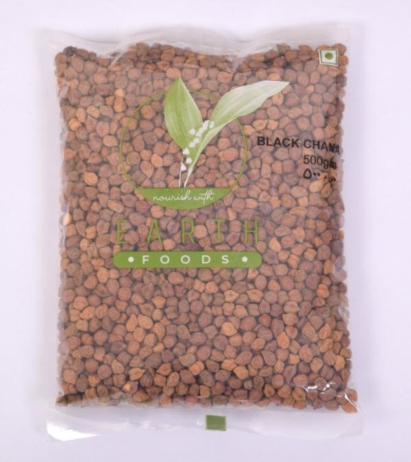 EARTH FOOD BLACK CHANA 500 GRM