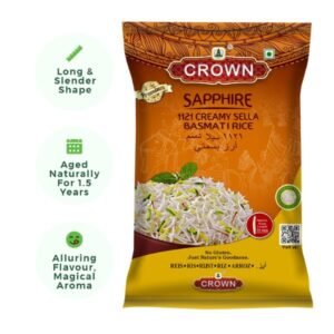 CROWN SAPPIRE BASMATI RICE 10 KG