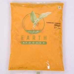 EARTH FOOD TURMERIC PWD 400 GRM
